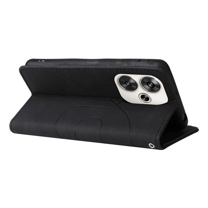 KT Leather Series-1 For Xiaomi Redmi Turbo 3 5G / Poco F6 5G Case Leather Phone Cover Color Splicing