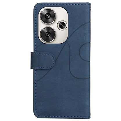 KT Leather Series-1 For Xiaomi Redmi Turbo 3 5G / Poco F6 5G Case Leather Phone Cover Color Splicing