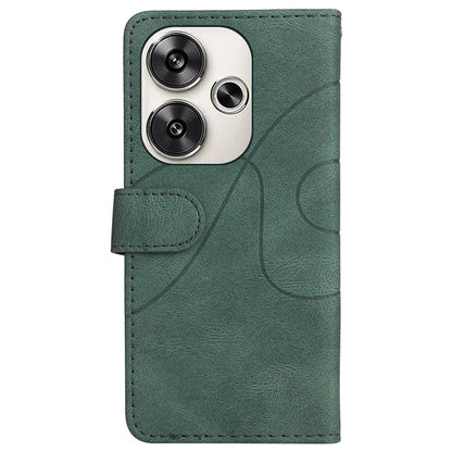 KT Leather Series-1 For Xiaomi Redmi Turbo 3 5G / Poco F6 5G Case Leather Phone Cover Color Splicing