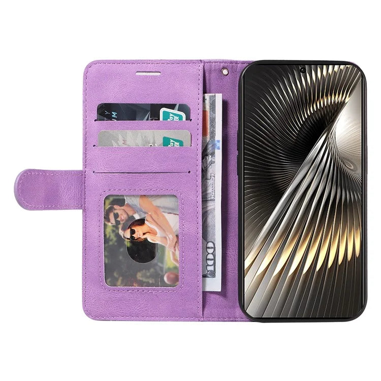 KT Leather Series-1 For Xiaomi Redmi Turbo 3 5G / Poco F6 5G Case Leather Phone Cover Color Splicing