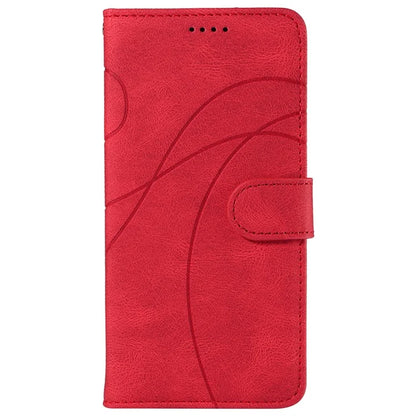 For iPhone 16 Pro Max Case Leather Stand Feature Flip Phone Cover Line Pattern