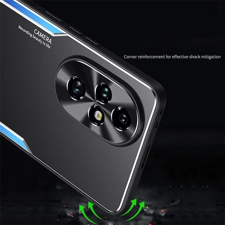 For Honor 200 5G Case Aluminium Alloy+TPU Shockproof Protective Phone Cover