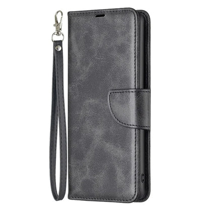 For iPhone 16 Pro Case Folding Stand Anti-Fall Leather Mobile Phone Cover with Hand Strap