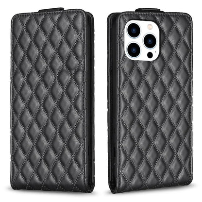 BF30 For iPhone 16 Pro Case Vertical Flip Card Slots Leather Phone Cover