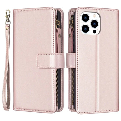 BF Style-19 for iPhone 16 Pro Case Zipper Wallet Leather Phone Cover