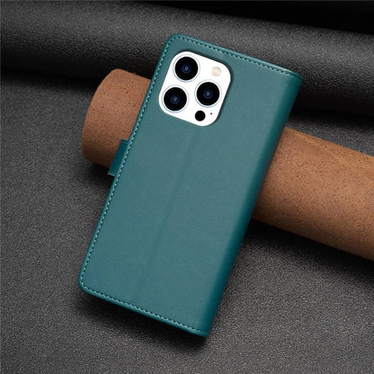 BF Style-19 for iPhone 16 Pro Case Zipper Wallet Leather Phone Cover