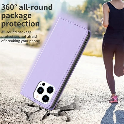 BINFEN COLOR BF18 For iPhone 16 Pro Max Case Magnetic Closing Leather Phone Cover