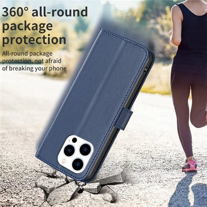 BINFEN COLOR BF17 For iPhone 16 Pro Max Case Flip Leather Wallet Phone Cover