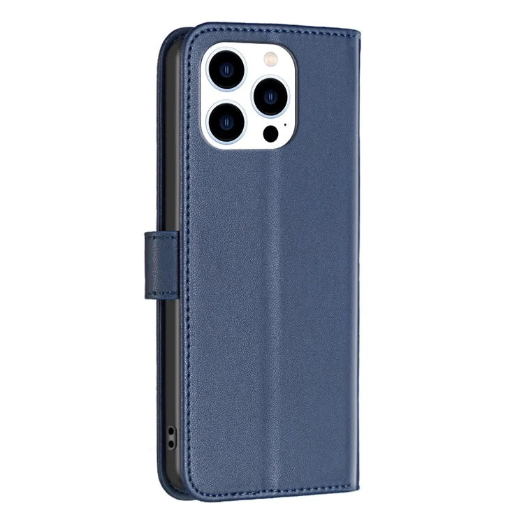 BINFEN COLOR BF17 For iPhone 16 Pro Max Case Flip Leather Wallet Phone Cover