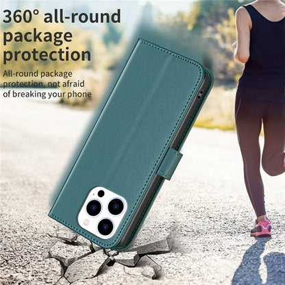 BINFEN COLOR BF17 For iPhone 16 Pro Max Case Flip Leather Wallet Phone Cover