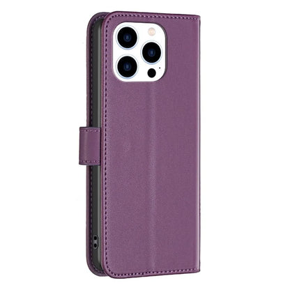 BINFEN COLOR BF17 For iPhone 16 Pro Max Case Flip Leather Wallet Phone Cover