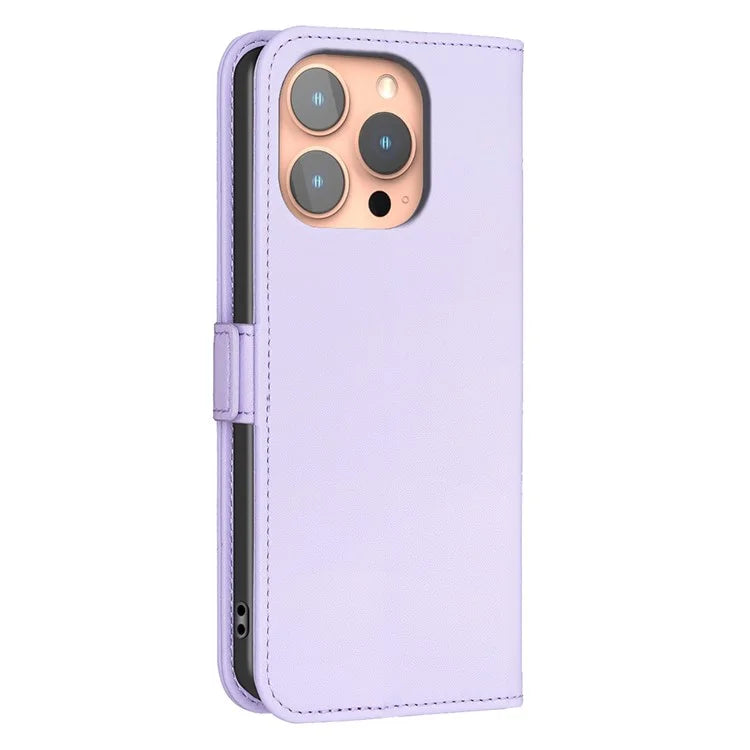BINFEN COLOR BF31 For iPhone 16 Pro Max Case Dual Magnetic Clasp PU Leather Phone Cover