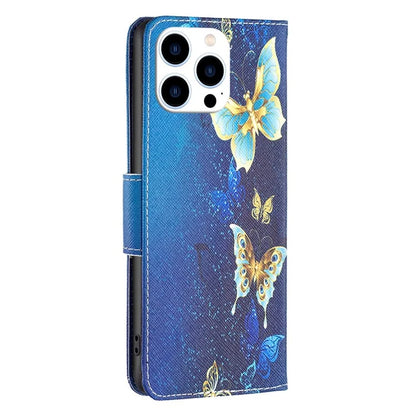 For iPhone 16 Pro Max Case Pattern Printing Leather Wallet Stand Phone Cover