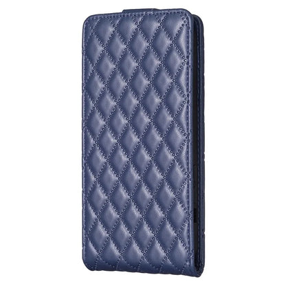 BF30 For iPhone 16 Pro Max Case Rhombus Grid Vertical Flip Leather Phone Cover