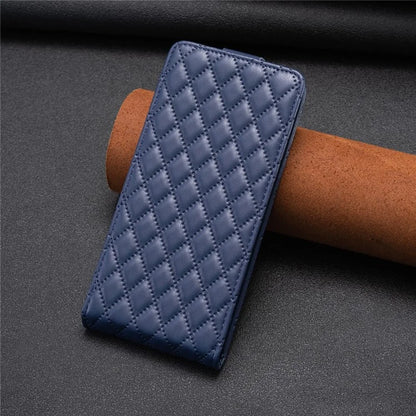BF30 For iPhone 16 Pro Max Case Rhombus Grid Vertical Flip Leather Phone Cover
