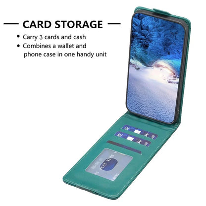 BF30 For iPhone 16 Pro Max Case Rhombus Grid Vertical Flip Leather Phone Cover