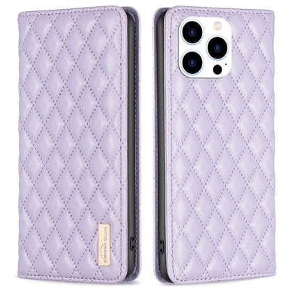 BINFEN COLOR BF Style-16 For iPhone 16 Pro Max Case PU Leather Phone Cover with Card Slots