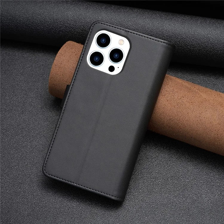 BF Style-19 for iPhone 16 Pro Max Case PU Leather Zipper Wallet Flip Phone Cover