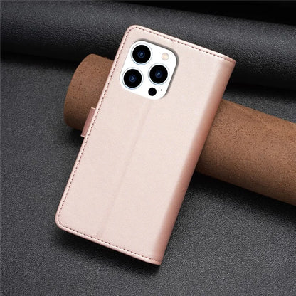 BF Style-19 for iPhone 16 Pro Max Case PU Leather Zipper Wallet Flip Phone Cover