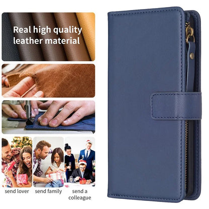 BF Style-19 for iPhone 16 Pro Max Case PU Leather Zipper Wallet Flip Phone Cover