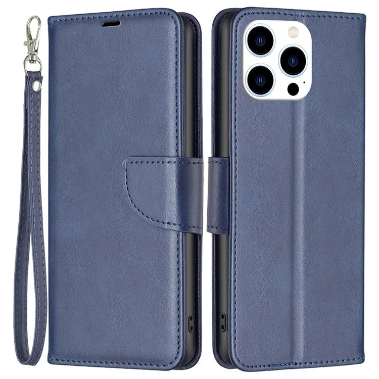 For iPhone 16 Pro Max Case Leather Phone Cover with Wallet Stand