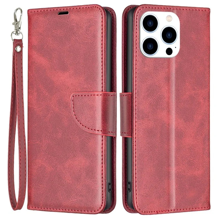 For iPhone 16 Pro Max Case Leather Phone Cover with Wallet Stand