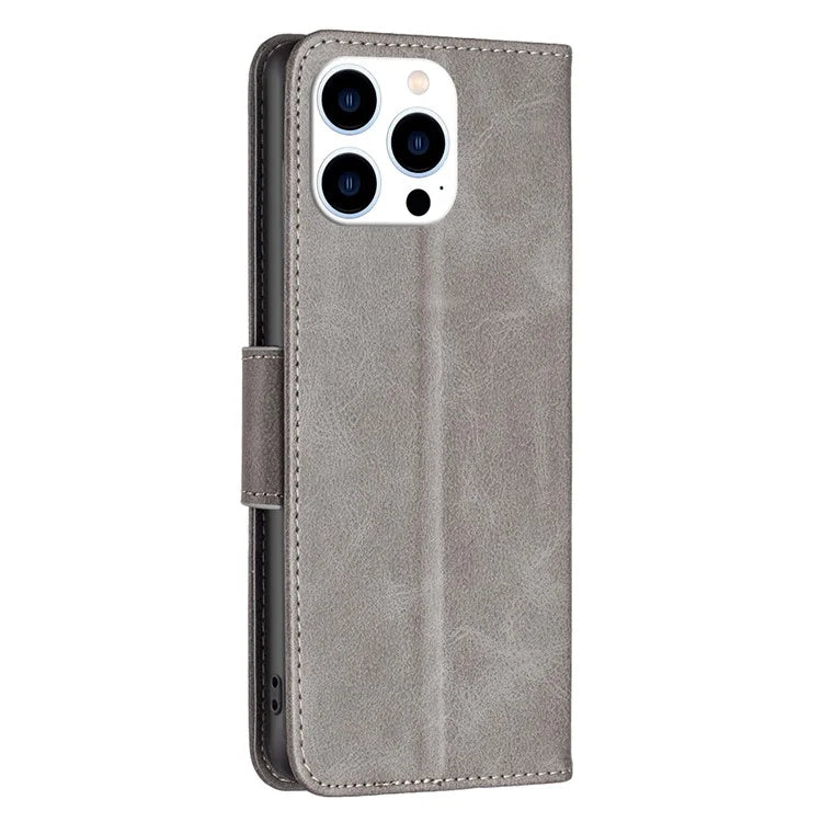 For iPhone 16 Pro Max Case Leather Phone Cover with Wallet Stand