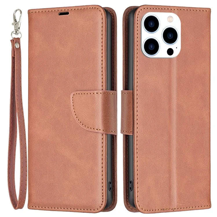 For iPhone 16 Pro Max Case Leather Phone Cover with Wallet Stand