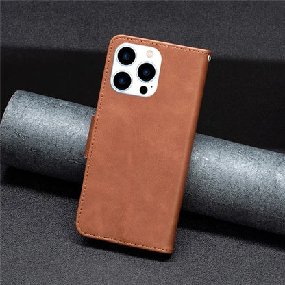 For iPhone 16 Pro Max Case Leather Phone Cover with Wallet Stand