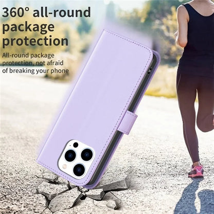 BINFEN COLOR BF17 For iPhone 16 Pro Case Flip Leather Wallet Phone Cover