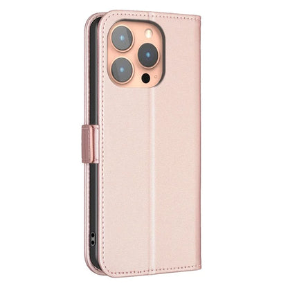 BINFEN COLOR BF31 For iPhone 16 Pro Case PU Leather Wallet Mobile Phone Cover
