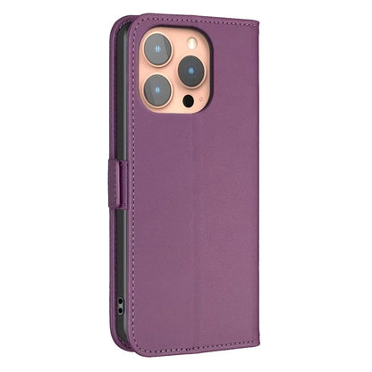 BINFEN COLOR BF31 For iPhone 16 Pro Case PU Leather Wallet Mobile Phone Cover