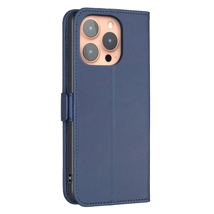 BINFEN COLOR BF31 For iPhone 16 Pro Case PU Leather Wallet Mobile Phone Cover