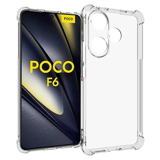 For Xiaomi Poco F6 5G / Redmi Turbo 3 5G TPU Case Anti-Slip Drop-Proof Clear Phone Cover