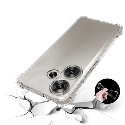 For Xiaomi Poco F6 5G / Redmi Turbo 3 5G TPU Case Anti-Slip Drop-Proof Clear Phone Cover