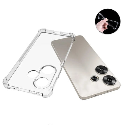 For Xiaomi Poco F6 5G / Redmi Turbo 3 5G TPU Case Anti-Slip Drop-Proof Clear Phone Cover