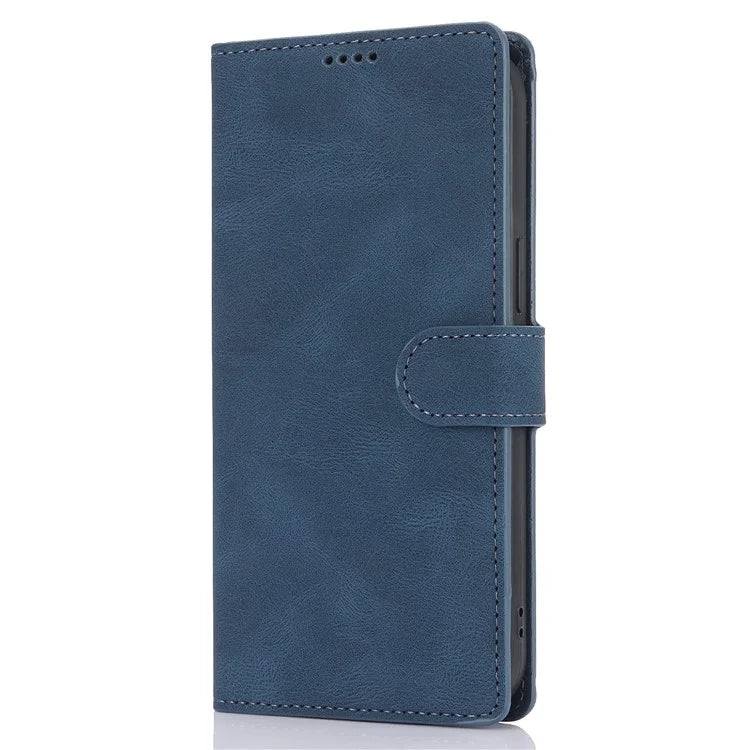 For iPhone 16 Plus Case PU Leather Wallet Phone Cover with Hand Strap