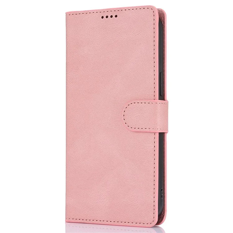 For iPhone 16 Plus Case PU Leather Wallet Phone Cover with Hand Strap