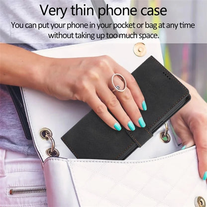 For iPhone 16 Plus Case PU Leather Wallet Phone Cover with Hand Strap