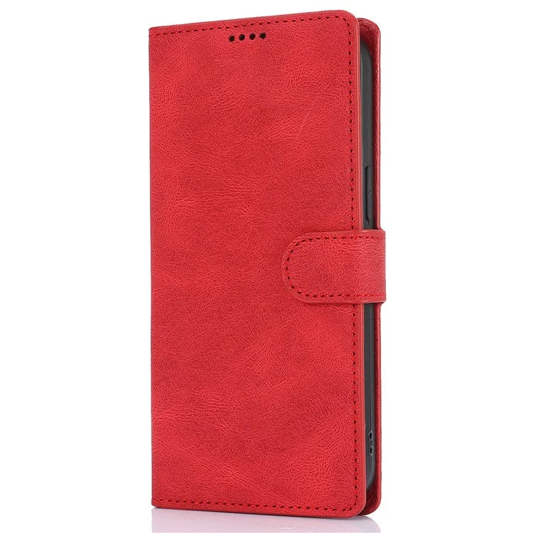 For iPhone 16 Plus Case PU Leather Wallet Phone Cover with Hand Strap