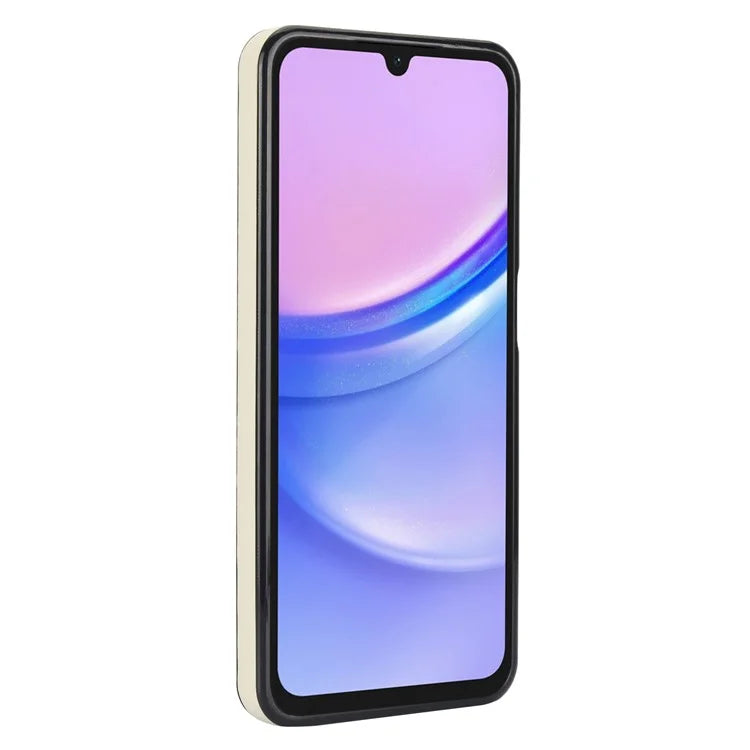 For Samsung Galaxy A15 4G / A15 5G Case Ring Kickstand Leather+TPU Cover with Card Holder