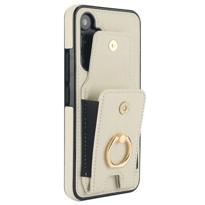 For Samsung Galaxy A14 5G / 4G Case Kickstand Card Bag Leather Coated TPU Phone Cover