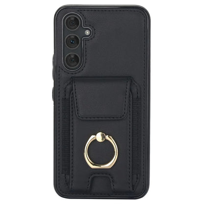 For Samsung Galaxy A14 5G / 4G Case Kickstand Card Bag Leather Coated TPU Phone Cover