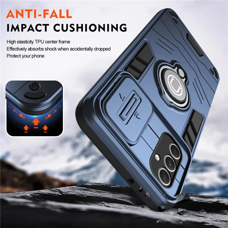For Samsung Galaxy A54 5G Case Slide Lens Cover Kickstand Phone Protector