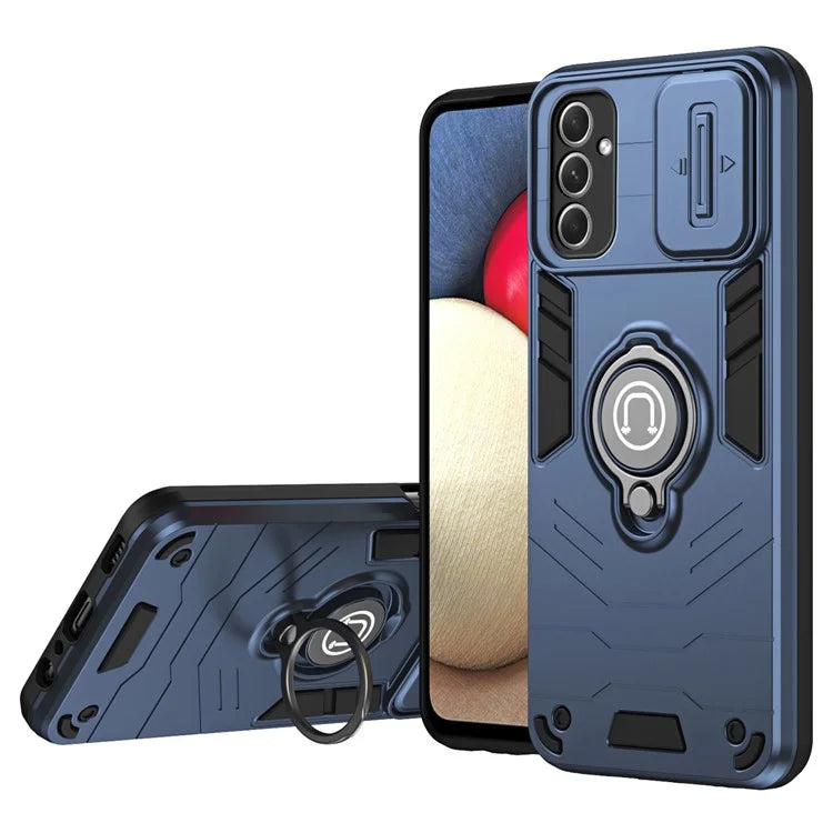 For Samsung Galaxy A55 Case Sliding Camshield PC+TPU Phone Cover