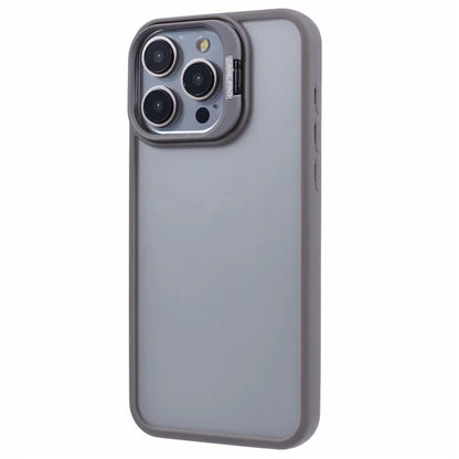 NKS Series For iPhone 15 Pro Max Case Lens Frame Bracket TPU+PC Shockproof Phone Cover