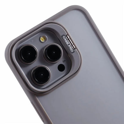 NKS Series For iPhone 15 Pro Max Case Lens Frame Bracket TPU+PC Shockproof Phone Cover