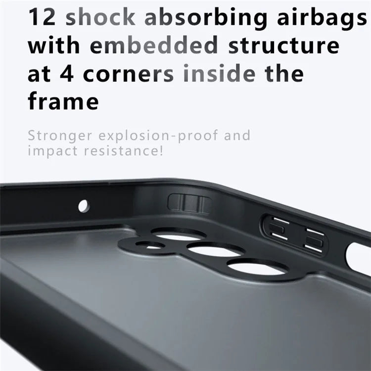 For Samsung Galaxy F15 5G Case Anti-drop TPU+PC Clear Phone Cover