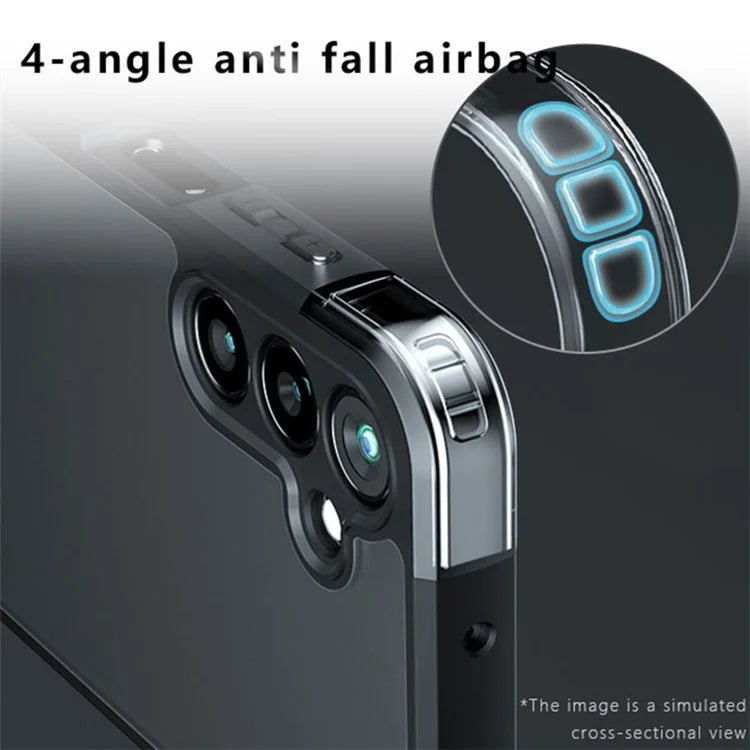 For Samsung Galaxy F15 5G Case Anti-drop TPU+PC Clear Phone Cover