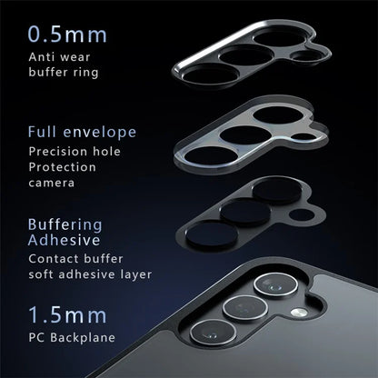 For Samsung Galaxy F15 5G Case Anti-drop TPU+PC Clear Phone Cover